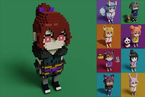[osushi-san Voxel Ordinalsの画像]